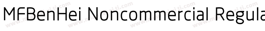 MFBenHei Noncommercial Regularttf字体转换